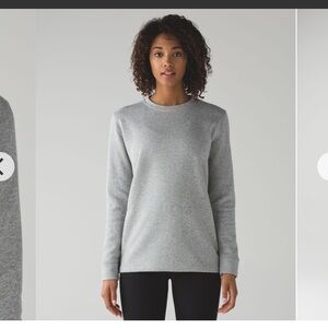 Lululemon Yes Fleece Pullover
Heathered Medium Grey